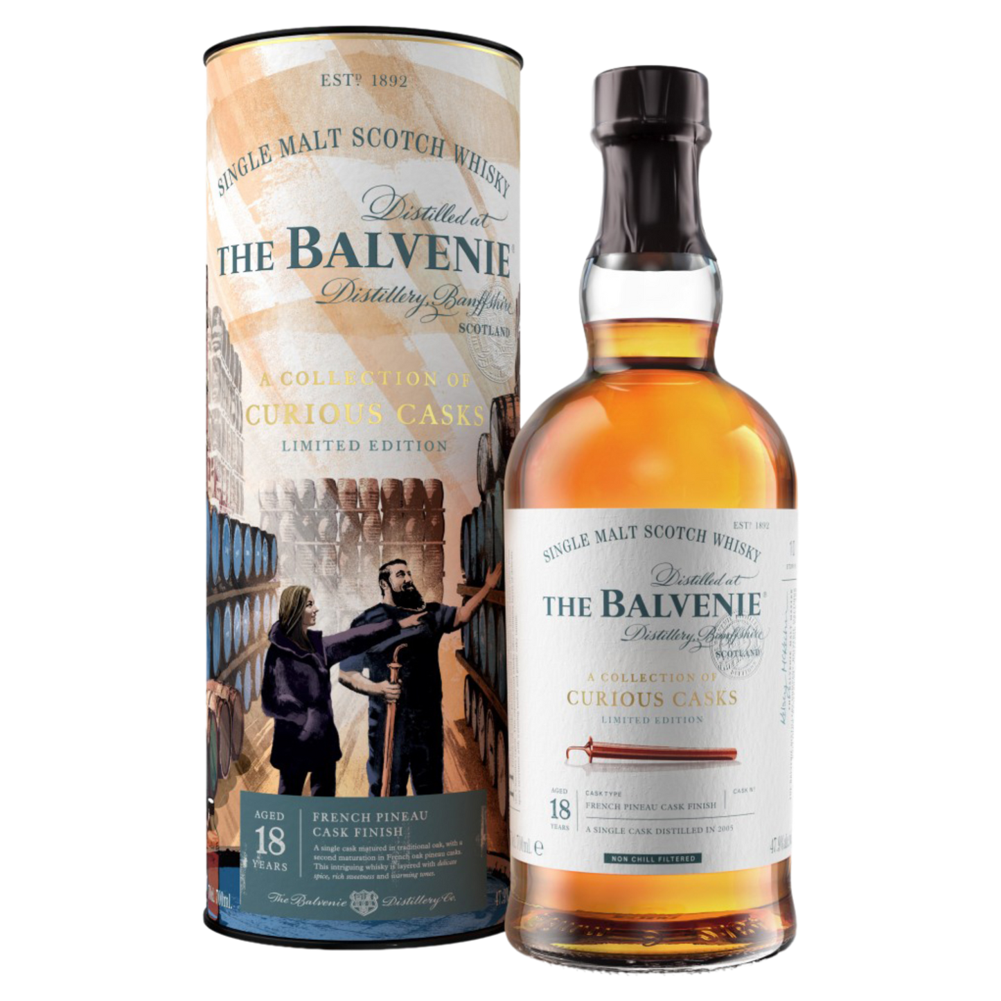 Balvenie 18yo Curious Casks French Pineau Cask Whisky 700ml