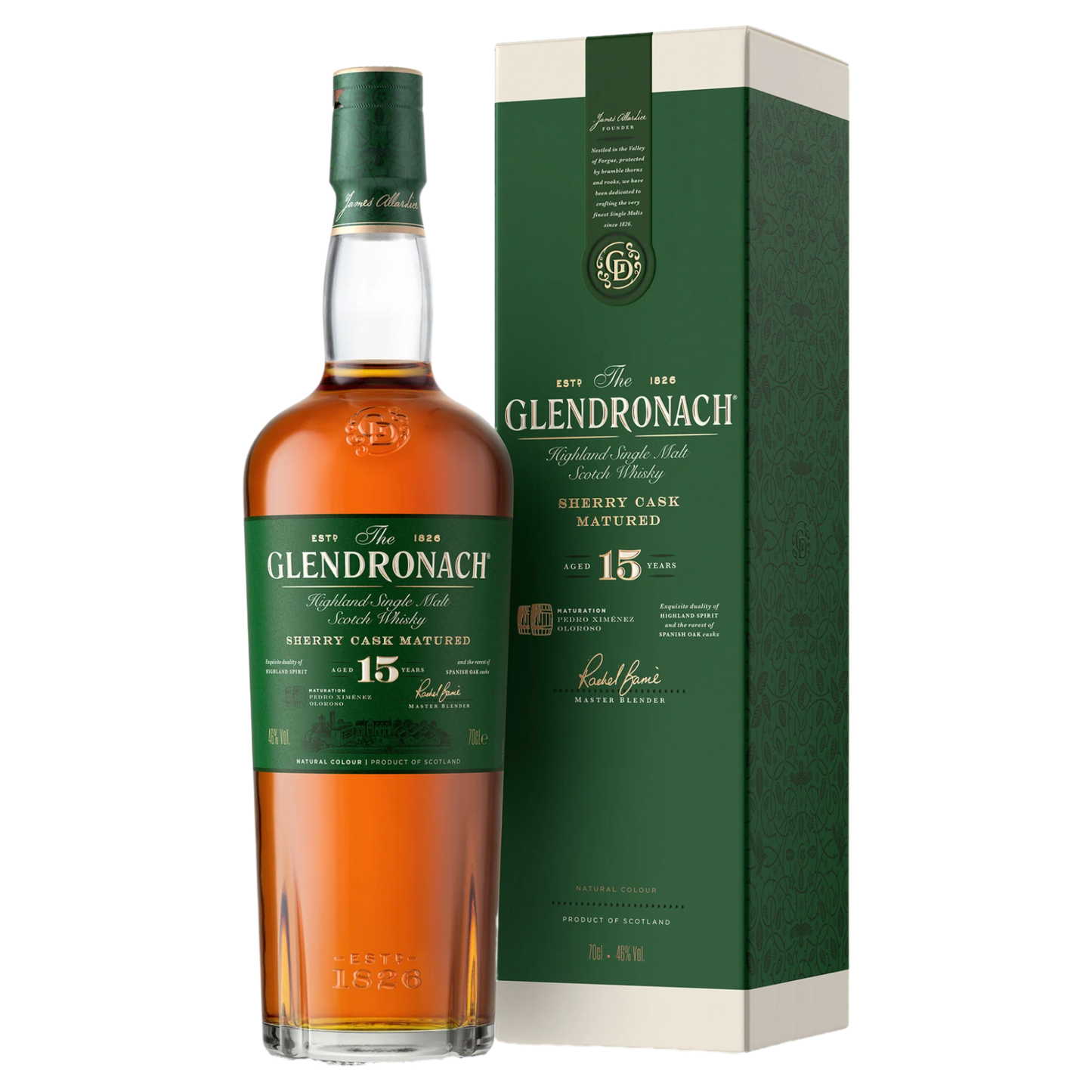 Glendronach 15yo Single Malt Whisky 700ml