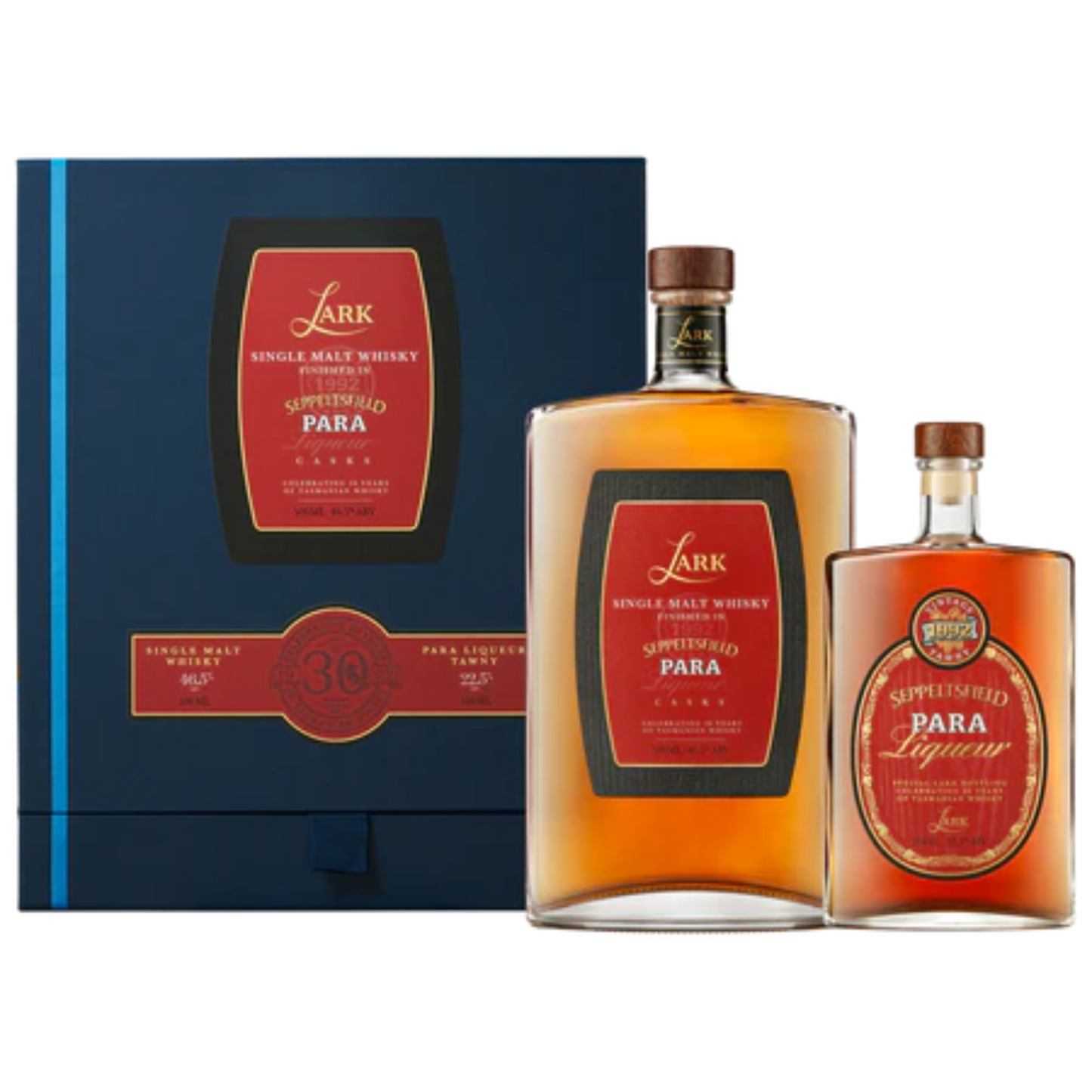 Lark Para 1992 Cask Finish 500ml & Tawny Liqueur 100ml Gift Pack