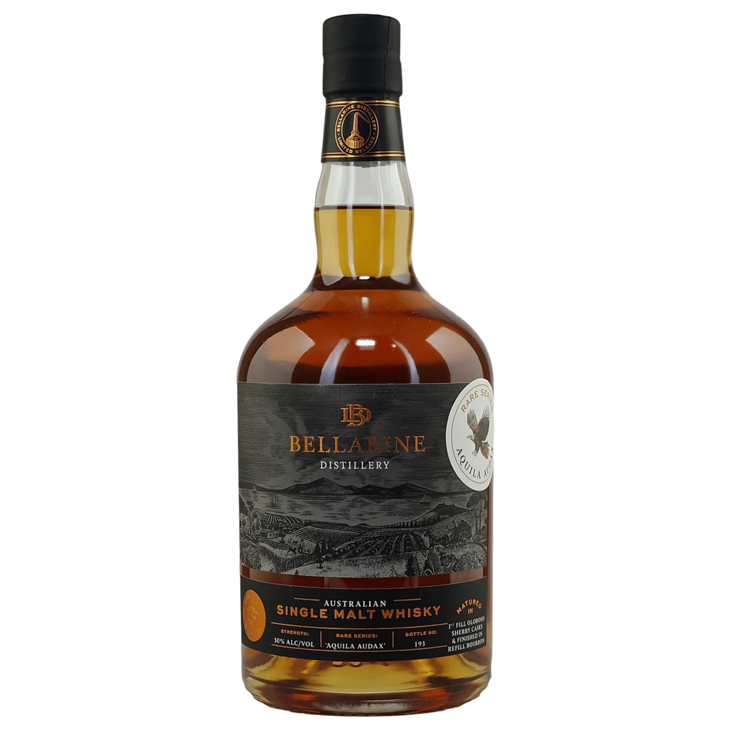 Bellarine Distillery Aquila Audax Single Malt Whisky 700ml
