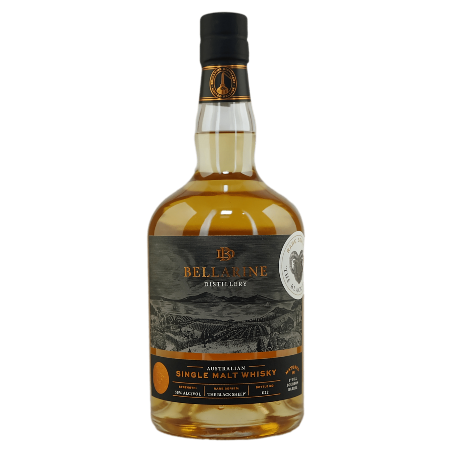Bellarine Distillery Black Sheep Single Malt Whisky 700ml