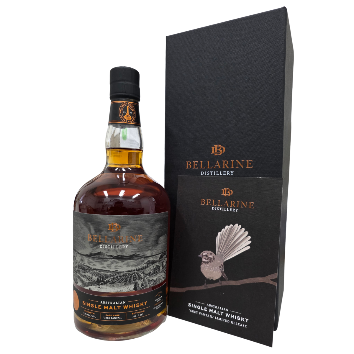 Bellarine Distillery Grey Fantail Single Malt Whisky 700ml