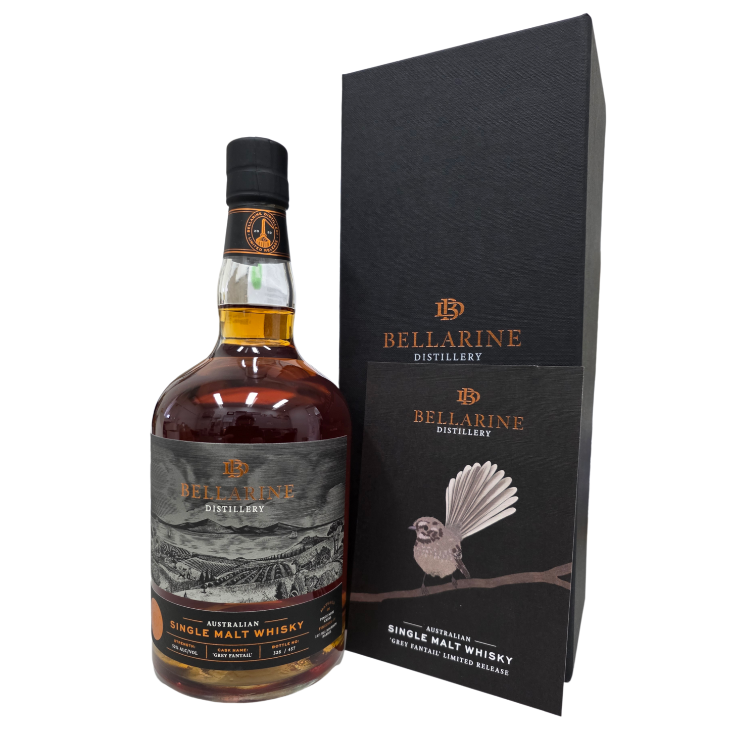 Bellarine Distillery Grey Fantail Single Malt Whisky 700ml