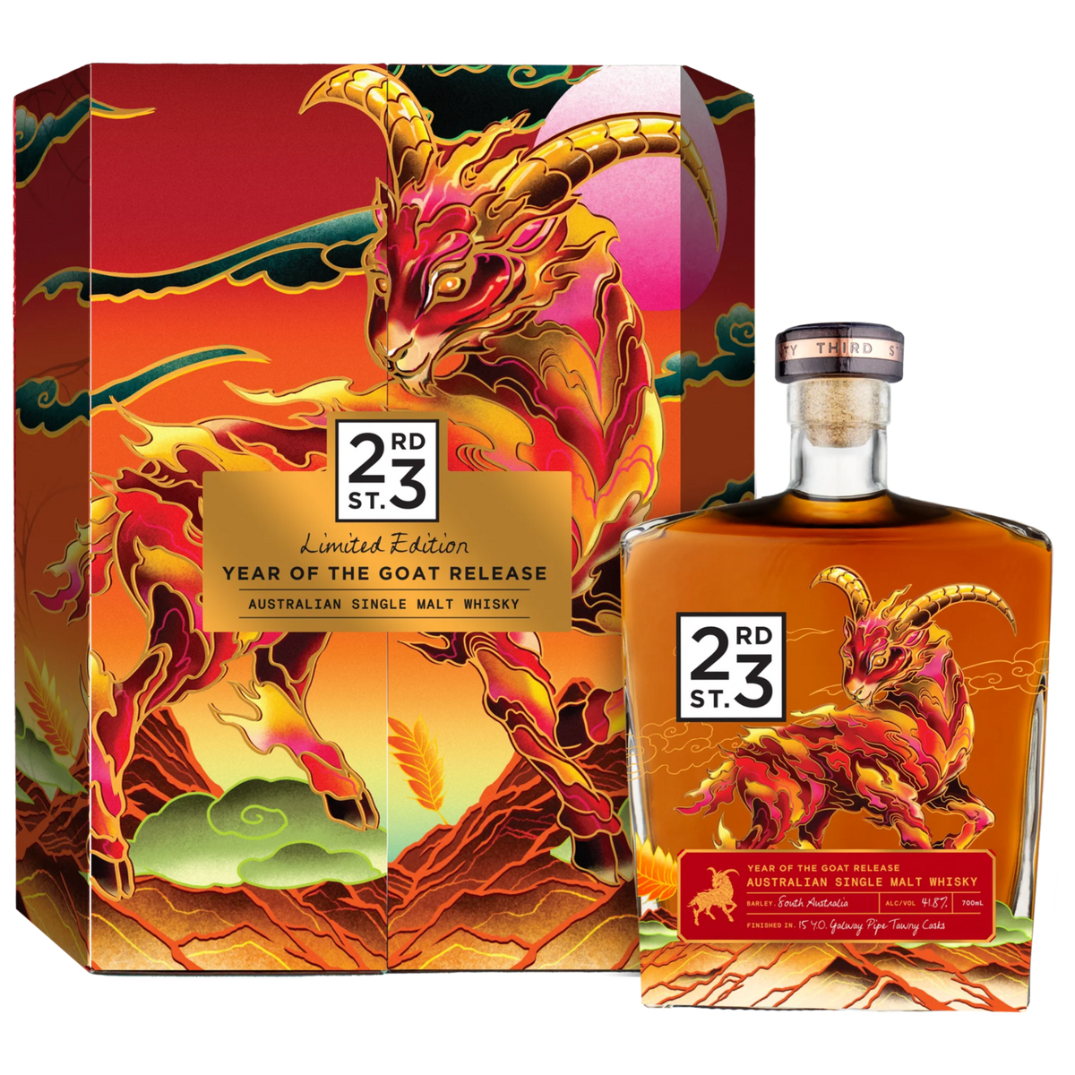 23rd Street Lunar New Year of the Goat Single Malt Whisky 700ml