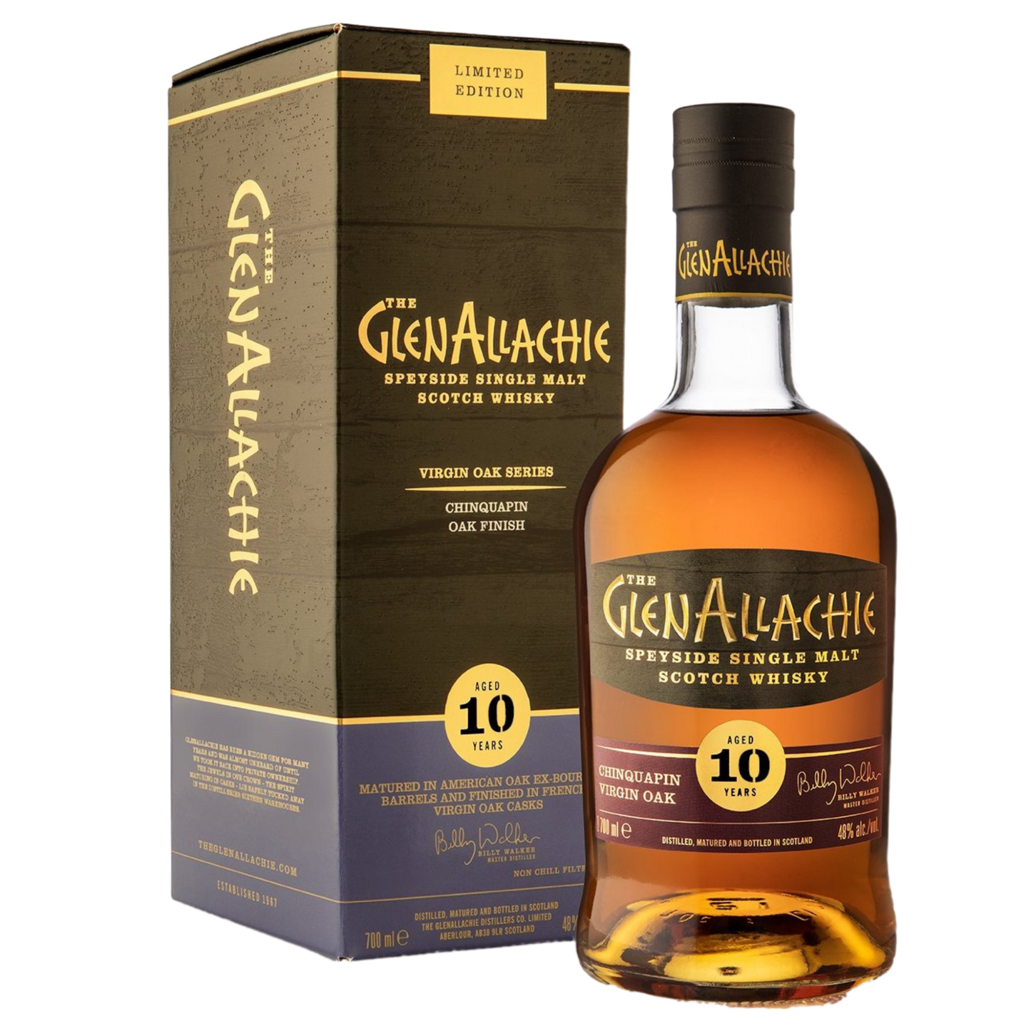 Glenallachie Chinquapin Virgin Oak 10yo 700ml