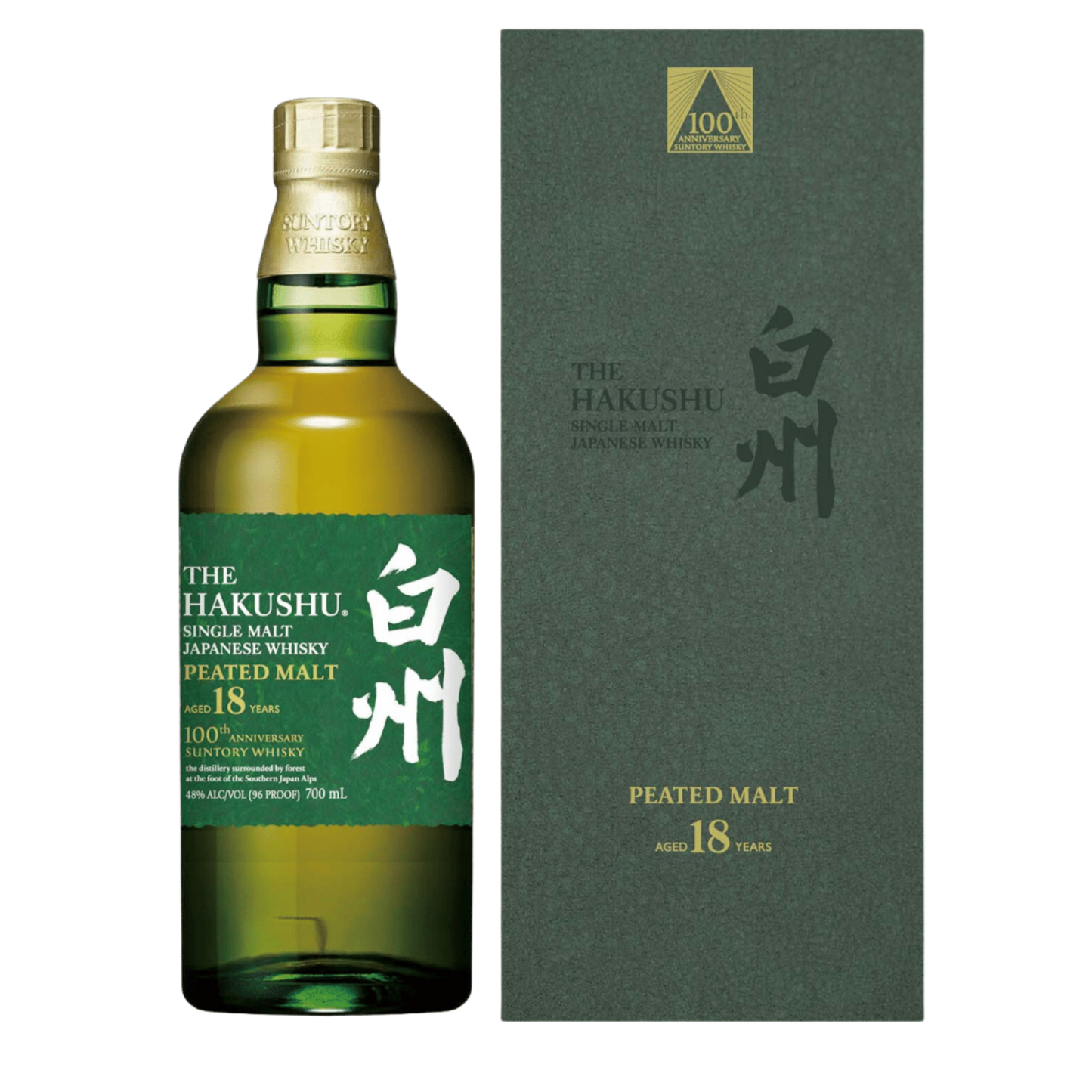 Hakushu Peated 18yo 700ml (100th Anniversary Edition)