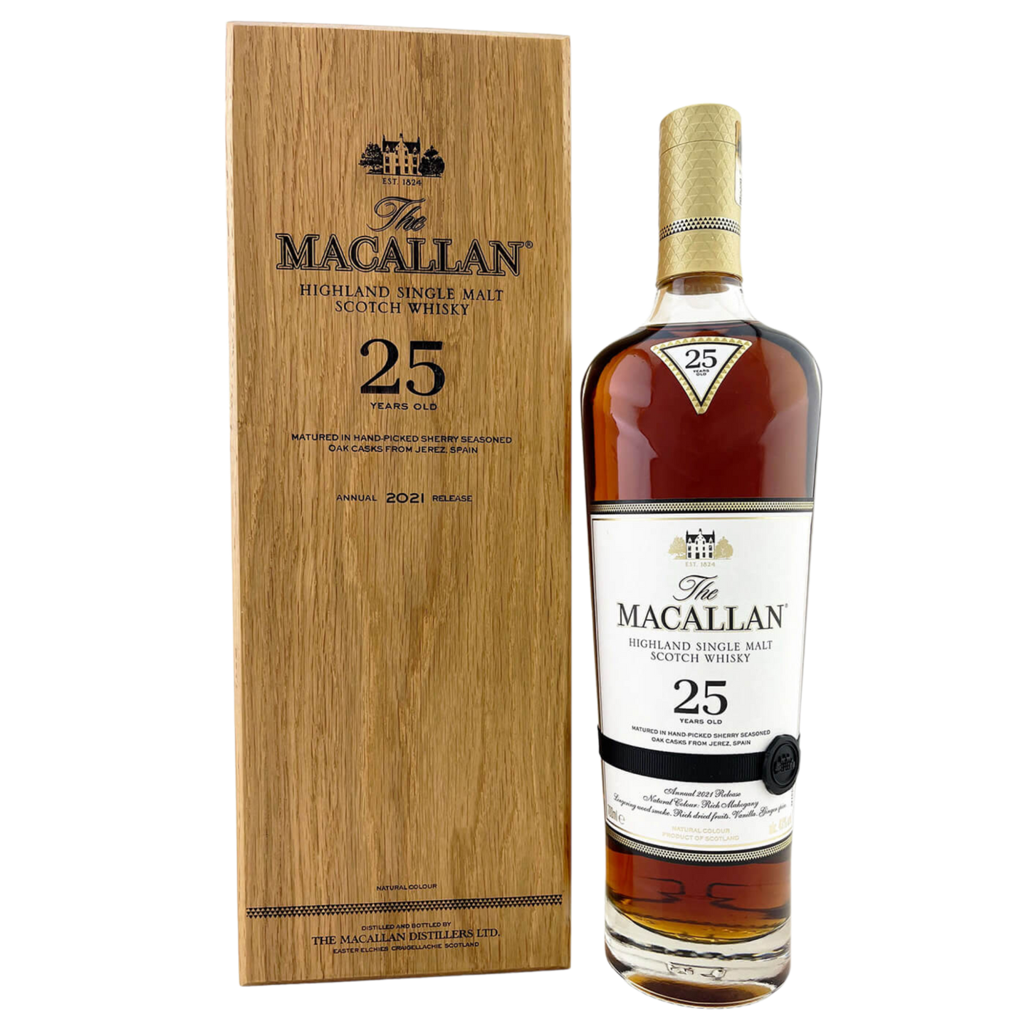 Macallan 25yo 2021 Release 700ml