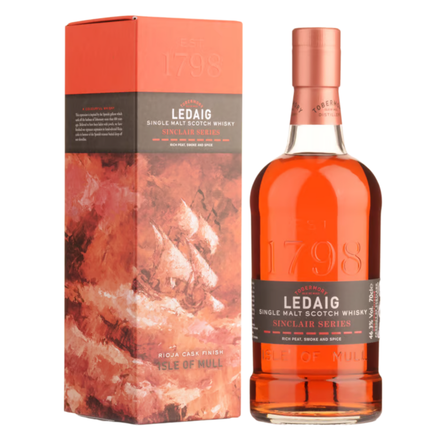 Ledaig Sinclair Series Rioja Single Malt Whisky 700ml